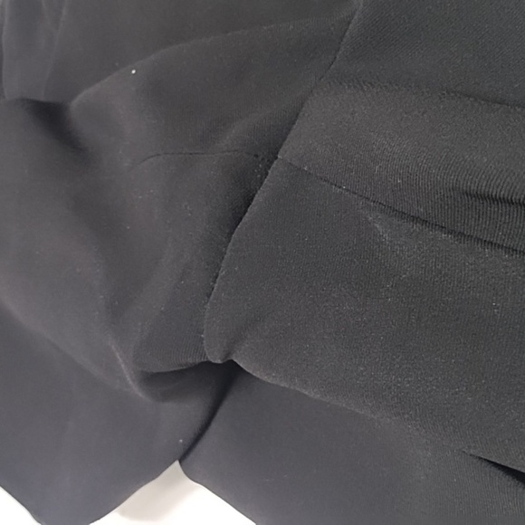 Vintage Suit Studio pants high-rise lined wide legs black Size: 16 - Picture 5 of 5